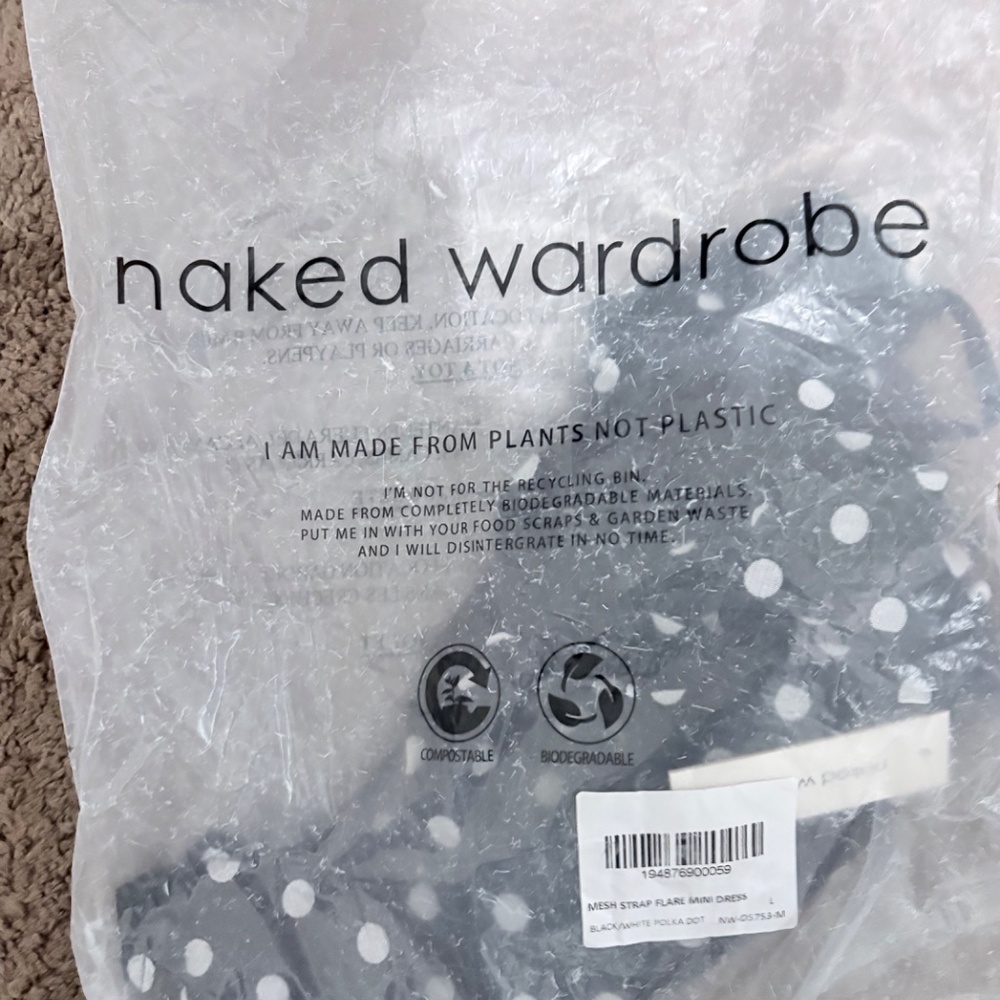 Naked Wardrobe S Polka Dot Mini Dress - Picture 4 of 5